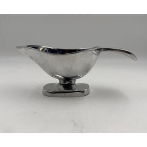 Vintage Mexican Pewter Gravy Boat